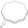Balão de pensamento Emoji 💭 image - Skype style