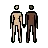 Woman And Man Holding Hands: Medium-Light Skin Tone, Dark Skin Tone