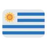 Flag: Uruguay Emoji 🇺🇾 image - Tossface style