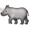 Rhinoceros Emoji 🦏 image - Samsung style