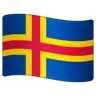 Flag: Åland Islands Emoji 🇦🇽 image - WhatsApp style