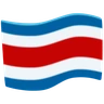 Flag: Costa Rica Emoji 🇨🇷 image - Facebook Messenger (2016) style