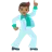 Man Dancing: Medium Skin Tone