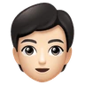 Person: Light Skin Tone Emoji 🧑🏻 image - Huawei Harmony OS style
