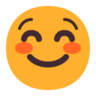 Visage blanc souriant Emoji ☺ image - Microsoft Classic 2D style