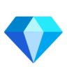 Pedra gema Emoji 💎 image - Microsoft Classic 2D style