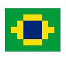 Flag: Brazil Emoji 🇧🇷 image - SerenityOS style
