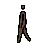Man Walking: Dark Skin Tone