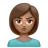 Person Pouting: Medium Skin Tone
