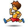 赛跑运动员 Emoji 🏃 image - Emojidex style