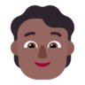 Person: Medium-Dark Skin Tone Emoji 🧑🏾 image - Microsoft Classic 2D style