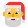 Эмодзи Санта Клаус 🎅 image - Microsoft Classic 2D style