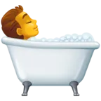 Person Taking Bath