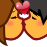 Эмодзи Поцелуй 💏 image - Emojidex style