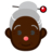 Old Woman: Dark Skin Tone