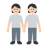 People Holding Hands: Light Skin Tone