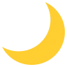 Emoji Luna crescente 🌙 image - EmojiTwo style