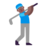 Man Golfing: Medium-Dark Skin Tone
