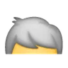 Emoji CompOnent白发 Emoji 🦳 image - Samsung style