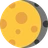 Simbolo Luna Luna Gibbous calante