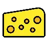 Käse Keil Emoji 🧀 image - OpenMoji style