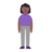 Woman Standing: Medium-Dark Skin Tone