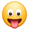 突き出した舌で顔をする Emoji 😛 image - Huawei Harmony OS style