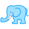 Emoji Elefánt 🐘 image - Emojidex style