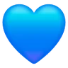 Cœur bleu Emoji 💙 image - Samsung style