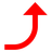 Right Arrow Curving Up