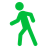 Эмодзи Пешеход 🚶 image - Docomo style
