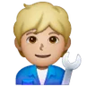 Mechanic: Medium-Light Skin Tone Emoji 🧑🏼‍🔧 image - Samsung style