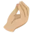 Pinched Fingers: Medium-Light Skin Tone