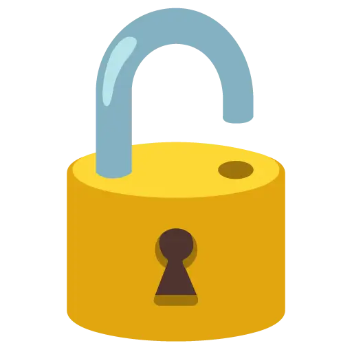 Cadenas ouvert