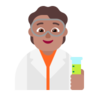 Scientist: Medium Skin Tone Emoji 🧑🏽‍🔬 image - Microsoft Classic 2D style