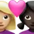 Couple With Heart: Woman, Woman, Medium-Light Skin Tone, Dark Skin Tone