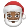 Santa Claus: Medium-Dark Skin Tone Emoji 🎅🏾 image - Huawei Harmony OS style