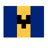 Flag: Barbados Emoji 🇧🇧 image - SerenityOS style