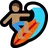 Person Surfing: Medium Skin Tone