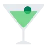 Verre à coquetel Emoji 🍸 image - Tossface style