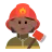 Firefighter: Medium-Dark Skin Tone