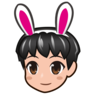 Men With Bunny Ears: Medium-Light Skin Tone Emoji 👯🏼‍♂️ image - Emojidex style