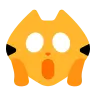 Müdes Katzengesicht Emoji 🙀 image - Tossface style