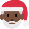 Santa Claus: Dark Skin Tone Emoji 🎅🏿 image - Twitter / X (Twemoji) style