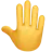 举起手背