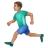 Man Running: Medium Skin Tone
