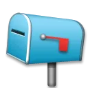 Closed Mailbox With Lowered Flag