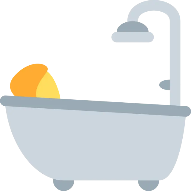 Person Taking Bath
