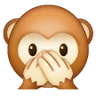 Эмодзи Обезьяна не говорящая о зле 🙊 image - Samsung style