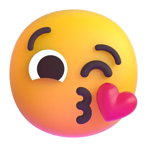 Face Blowing A Kiss